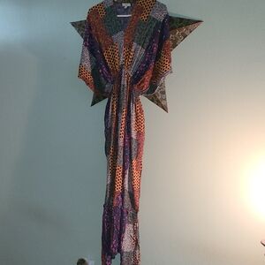 Easel Floral Blue and Pink Fabric